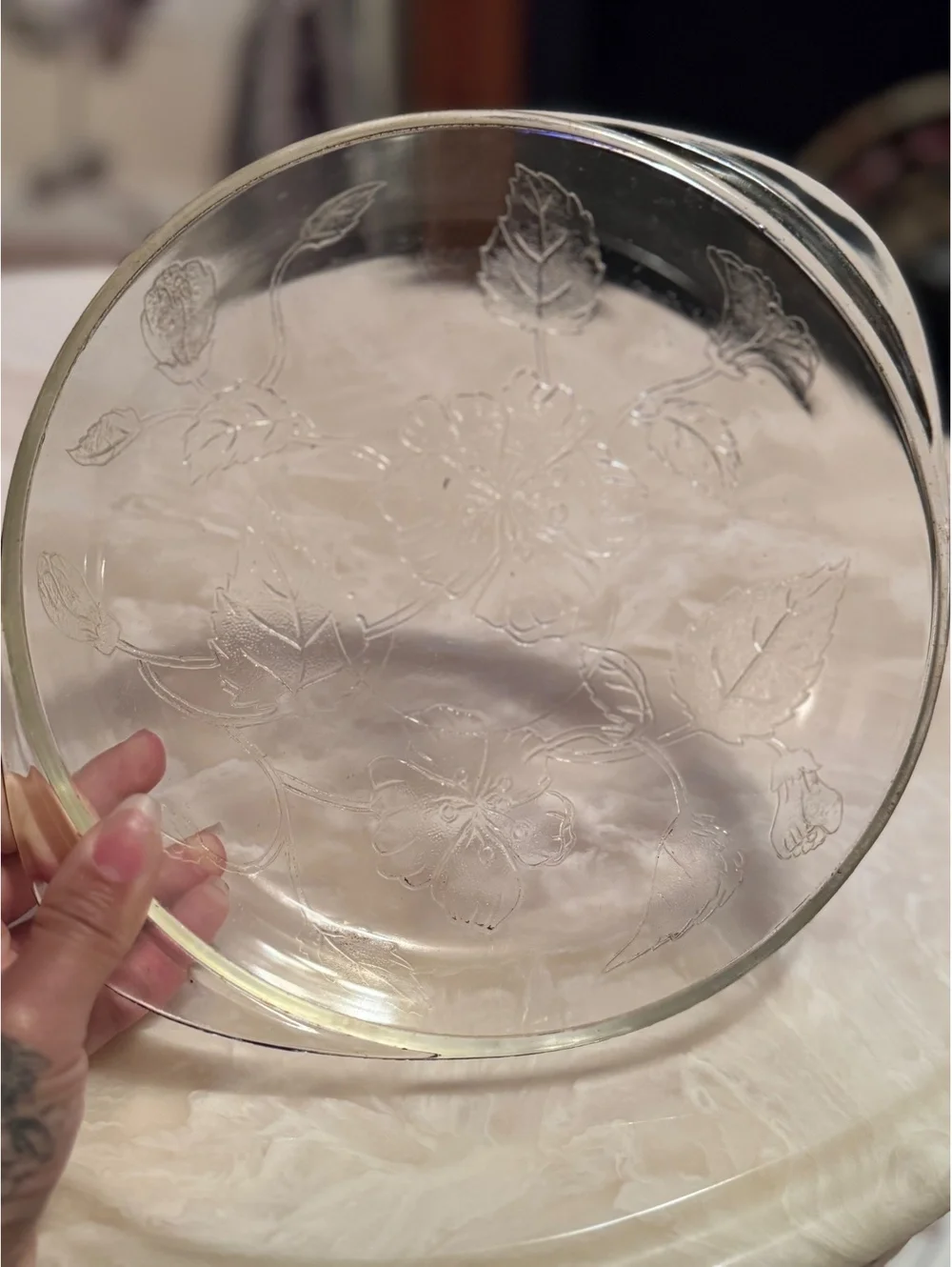 McKee Flamex glass Pie dish